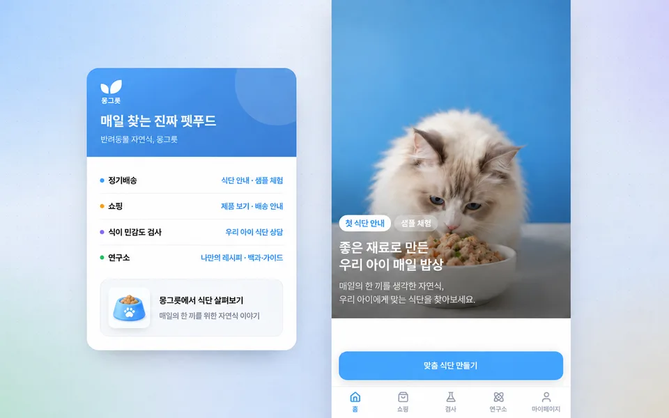 반려동물 예시 시안
